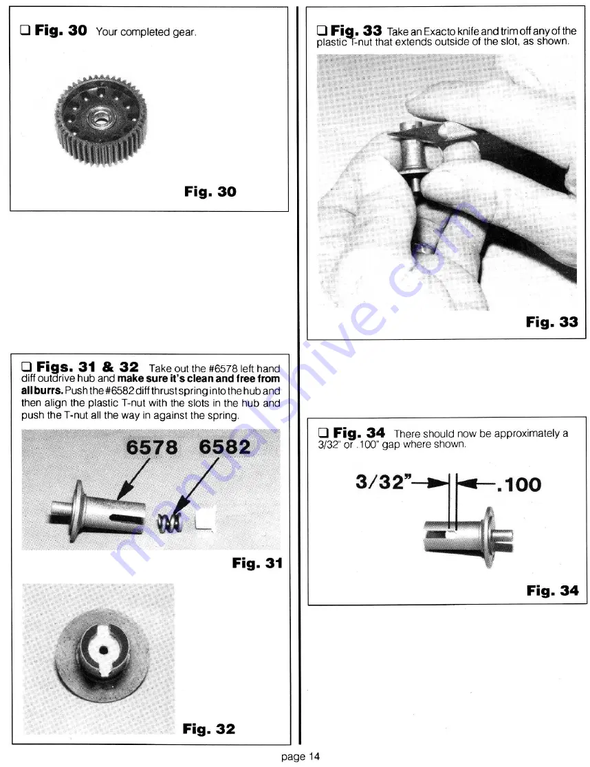 Team Car RC10 Instruction Manual Download Page 13