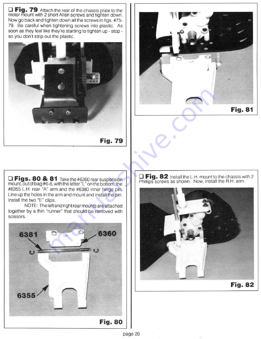 Team Car RC10 Instruction Manual Download Page 25