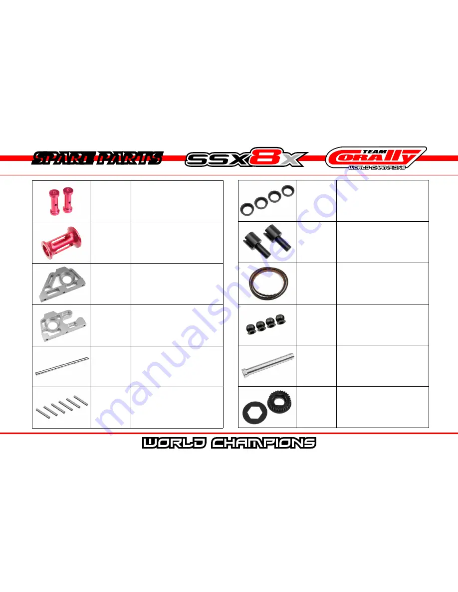 Team Corally SSX8X Скачать руководство пользователя страница 49