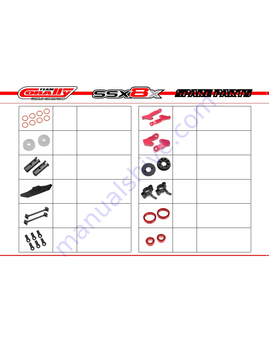 Team Corally SSX8X Instruction Manual Download Page 50