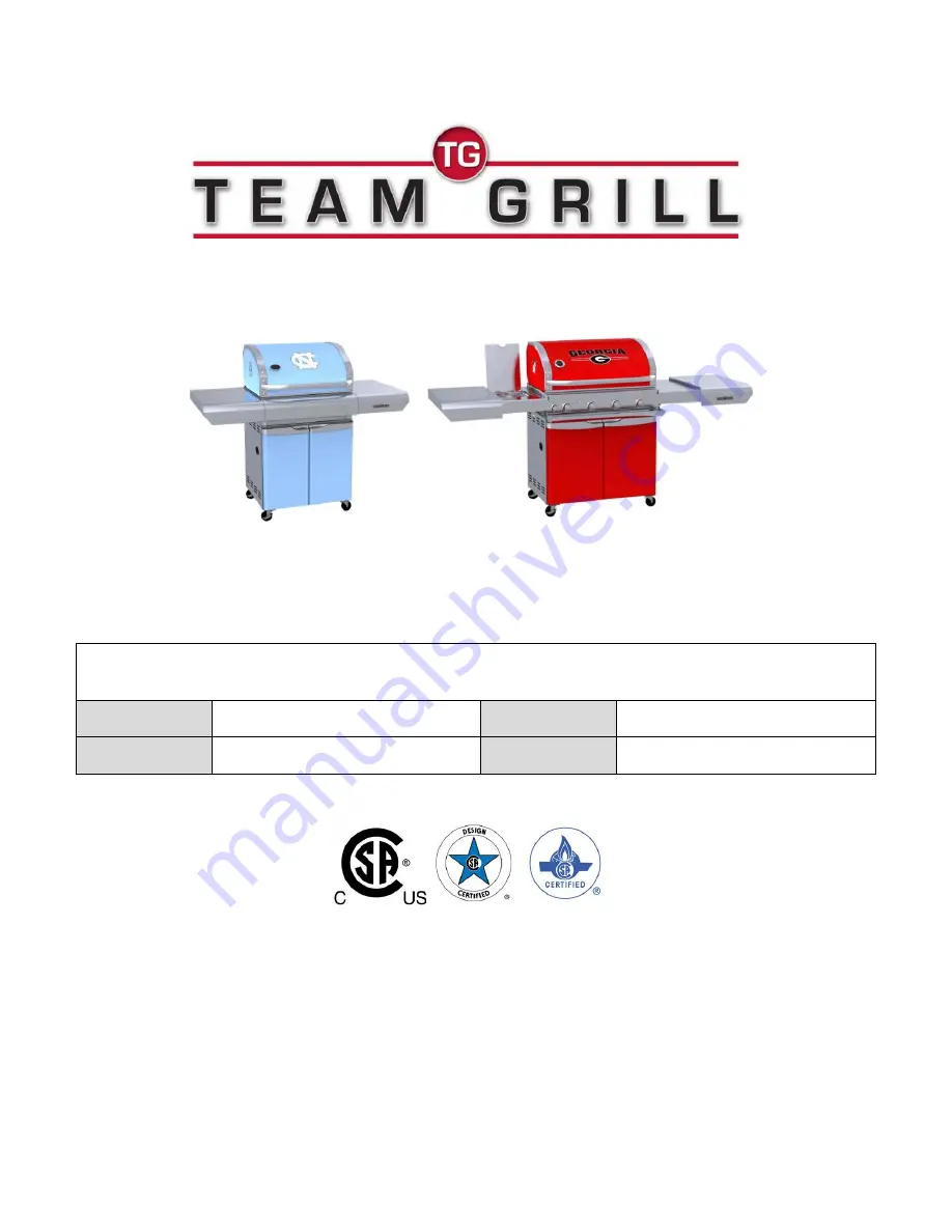 Team Grill PMV06091 Скачать руководство пользователя страница 1