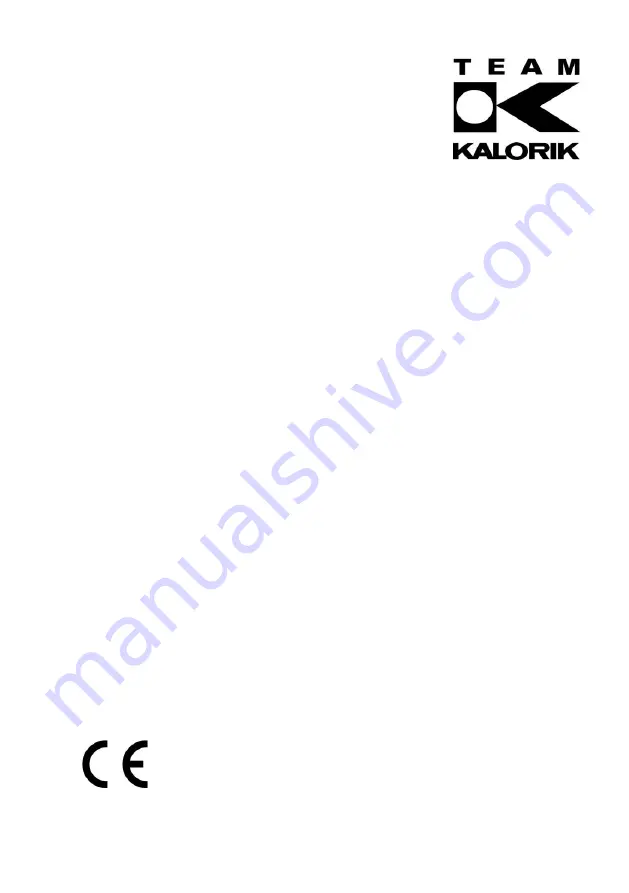 Team Kalorik TKG RAC 1019 Manual Download Page 1