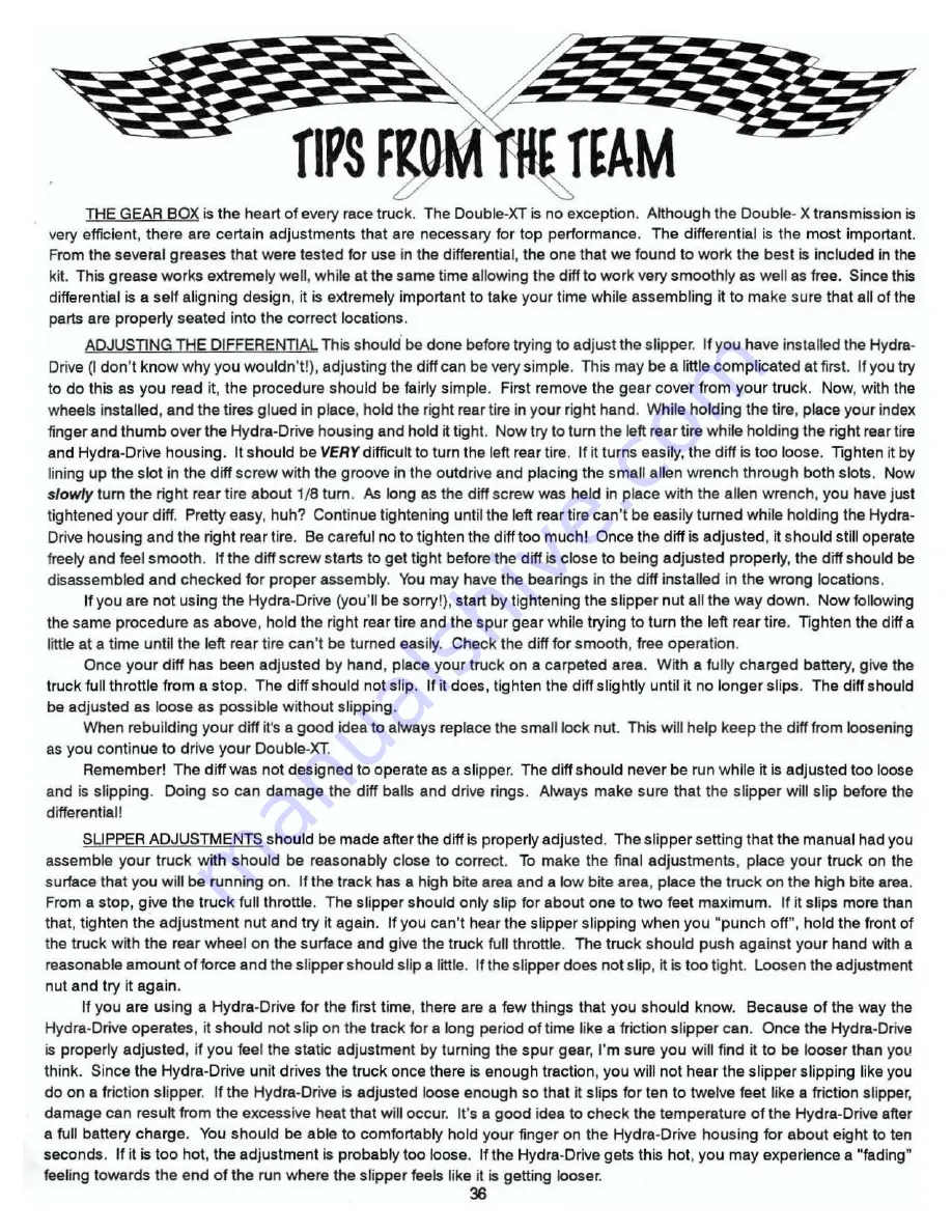 Team Losi Double-XT Owner'S Manual Download Page 39