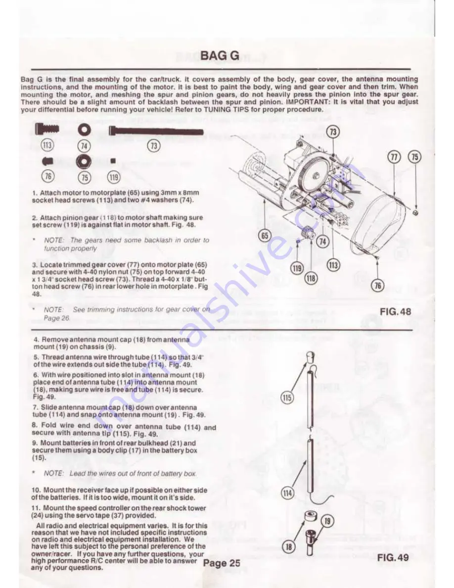 Team Losi Junior T Owner'S Manual Download Page 28