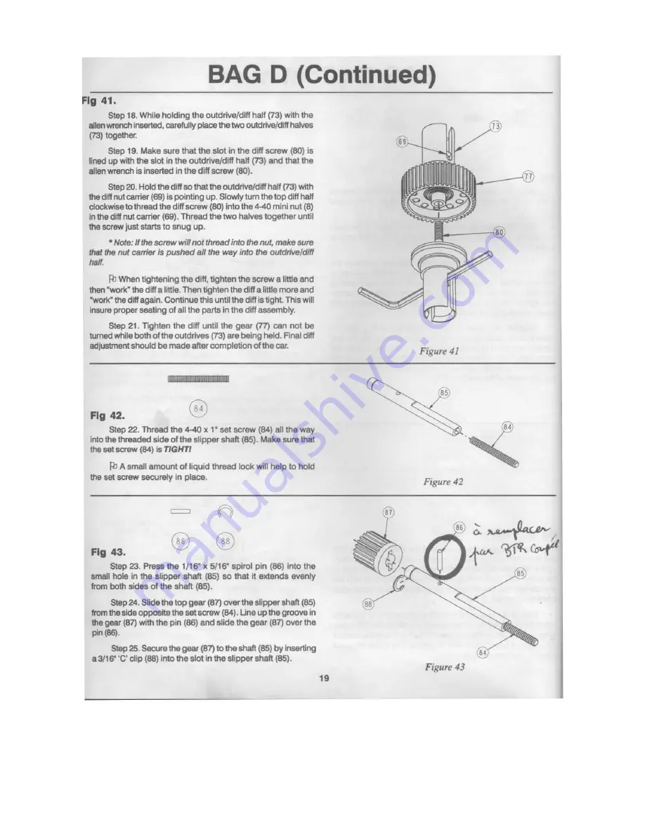 Team Losi XX CR Owner'S Manual Download Page 22