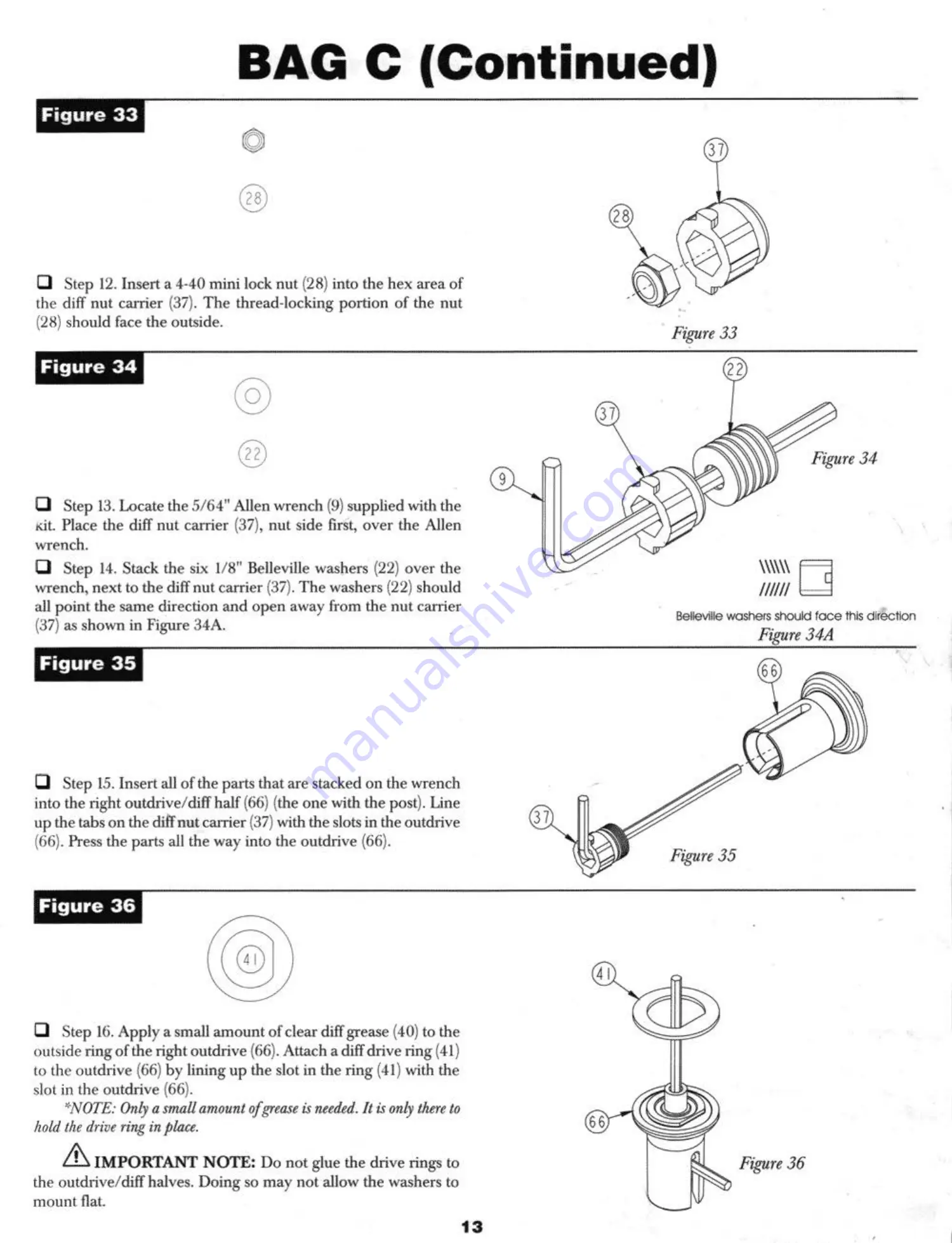 Team Losi XX4 Owner'S Manual Download Page 16