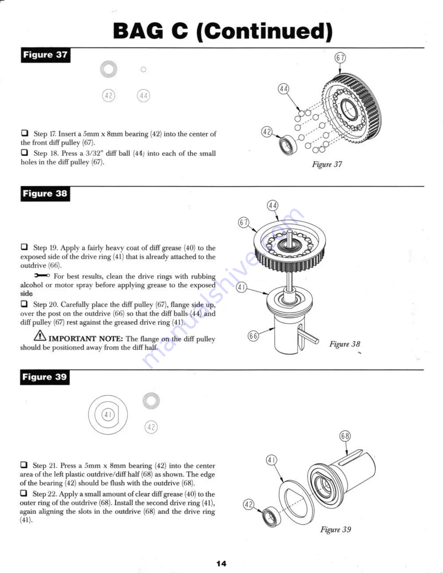 Team Losi XX4 Owner'S Manual Download Page 17