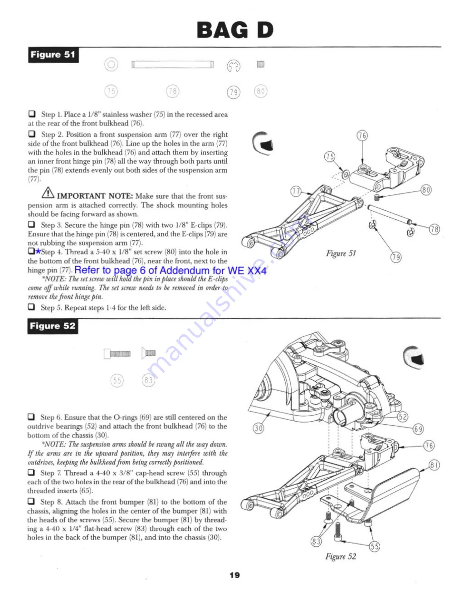 Team Losi XX4 Owner'S Manual Download Page 22