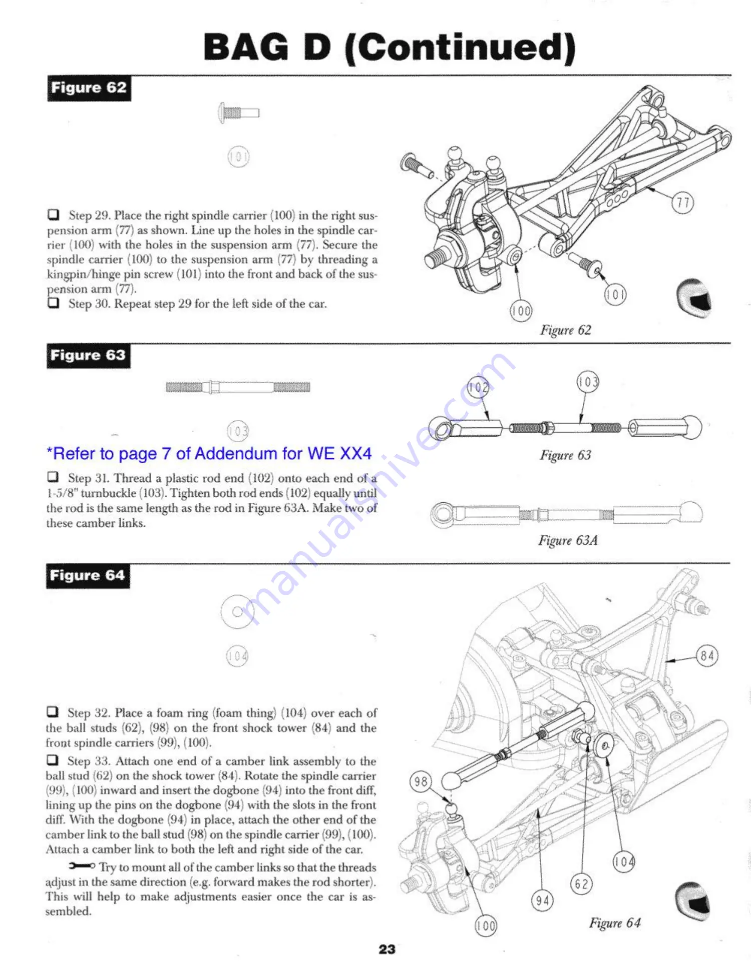 Team Losi XX4 Owner'S Manual Download Page 26