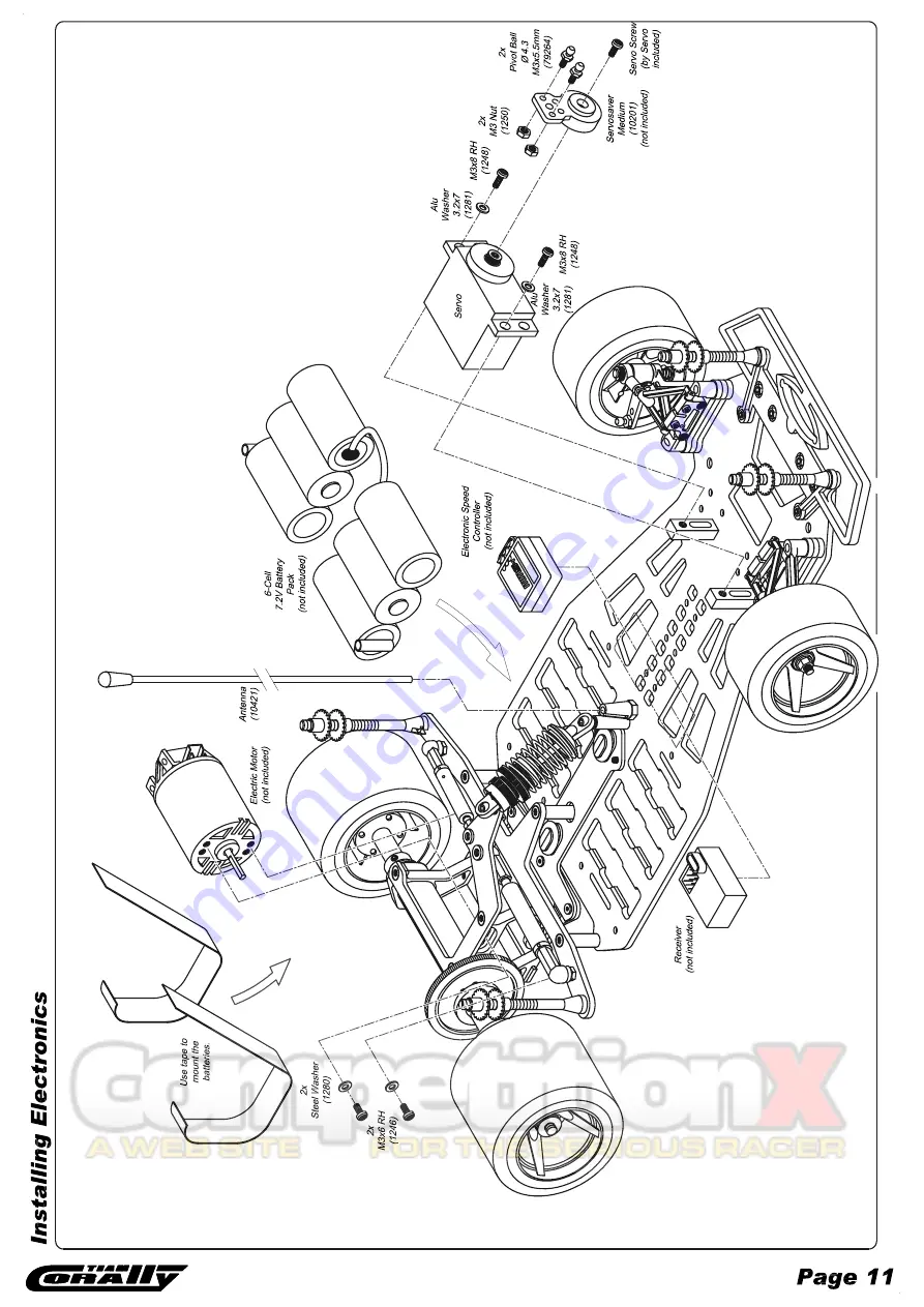 Team Corally 10X Instruction Manual Download Page 11