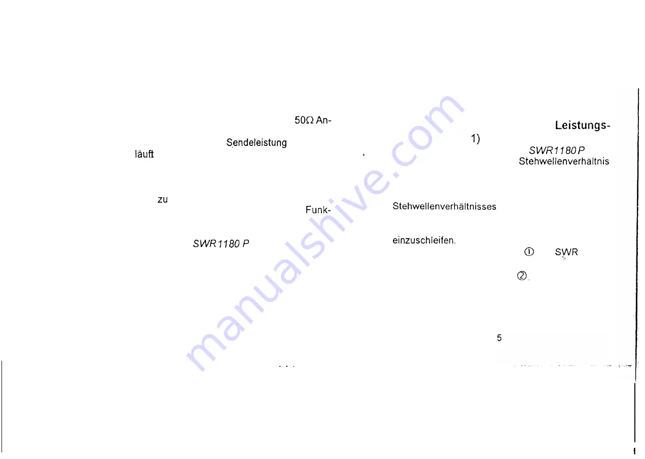 Team SWR 1180 P Operating Instructions Manual Download Page 3