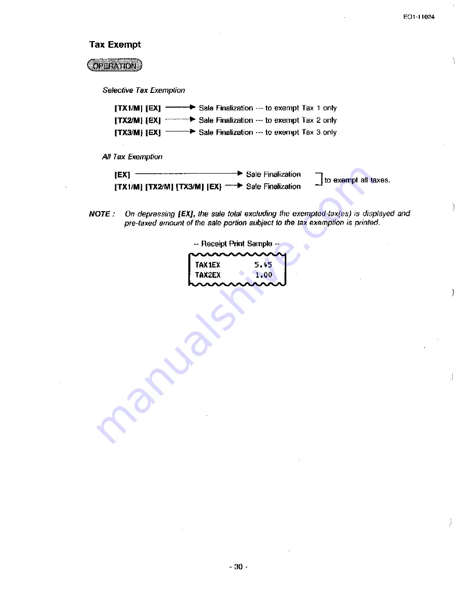 TEC TEC EO-11024 Owner'S Manual Download Page 36