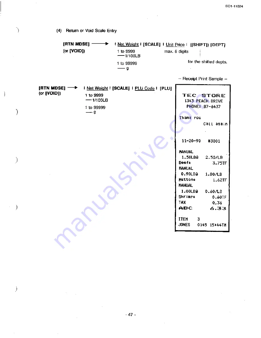 TEC TEC EO-11024 Owner'S Manual Download Page 53