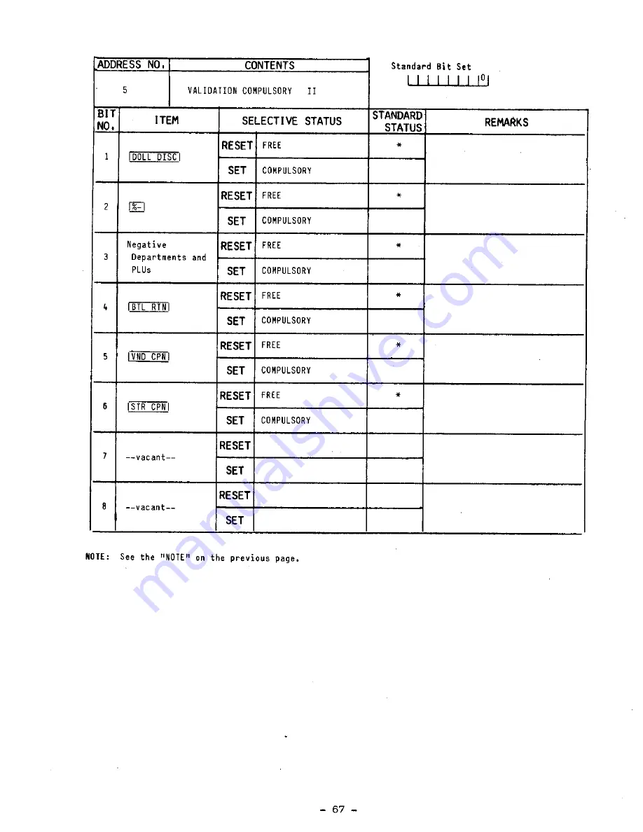 TEC TEC MA-1100-100 SERIES Owner'S Manual Download Page 71