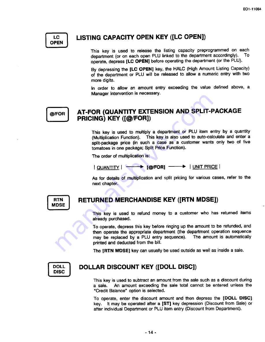 TEC TEC MA-1300 Owner'S Manual Download Page 18