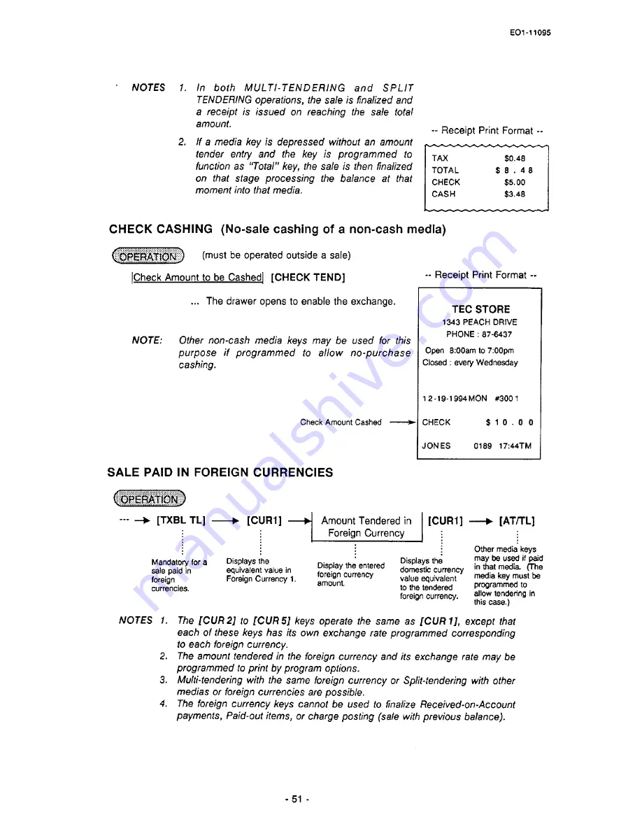 TEC TEC MA-1450 Owner'S Manual Download Page 63