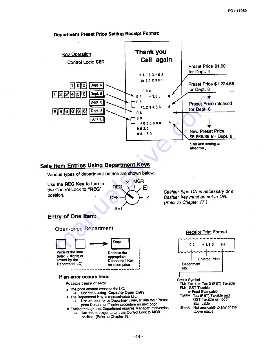 TEC TEC MA-315 Owner'S Manual Download Page 46