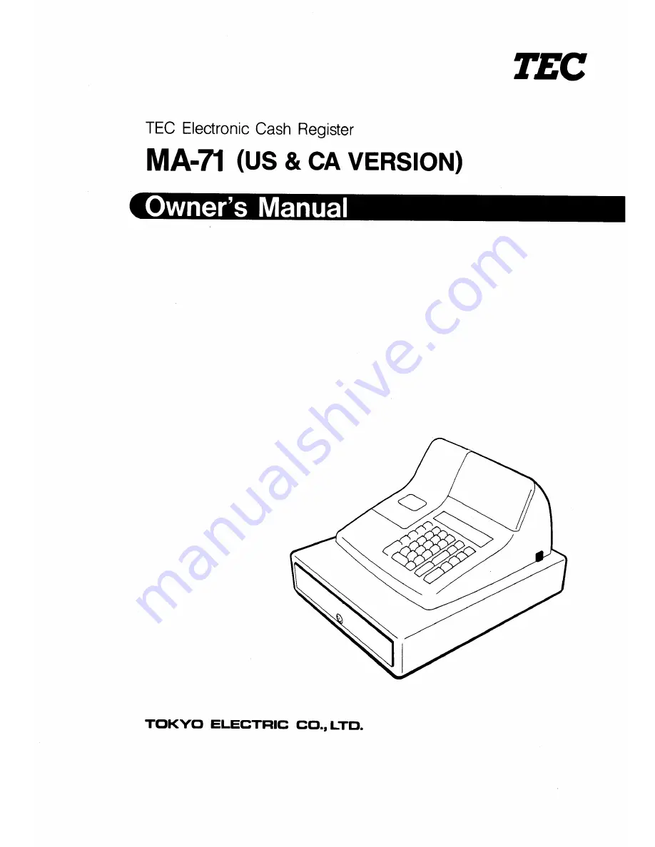 TEC TEC MA-71 Скачать руководство пользователя страница 1