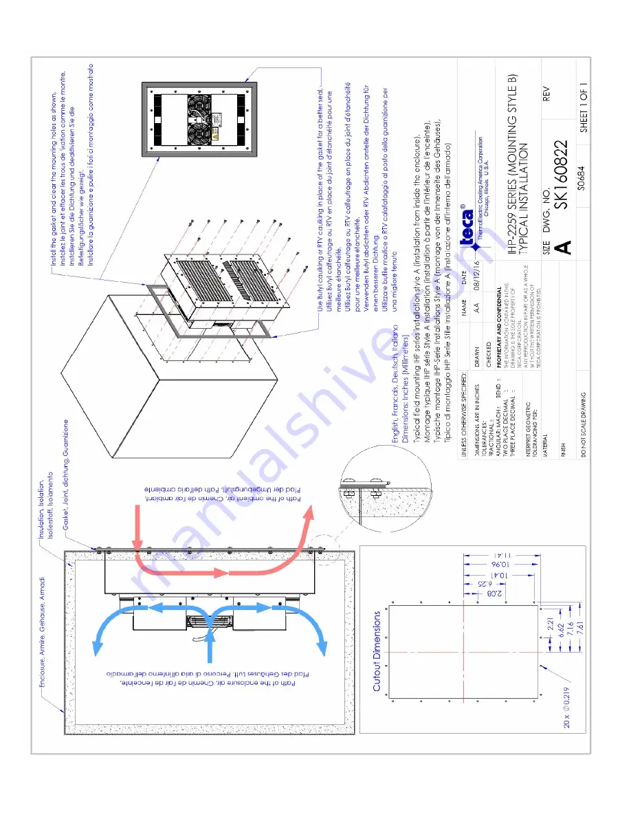 teca B-H45B-0-100 Product Manual Download Page 8