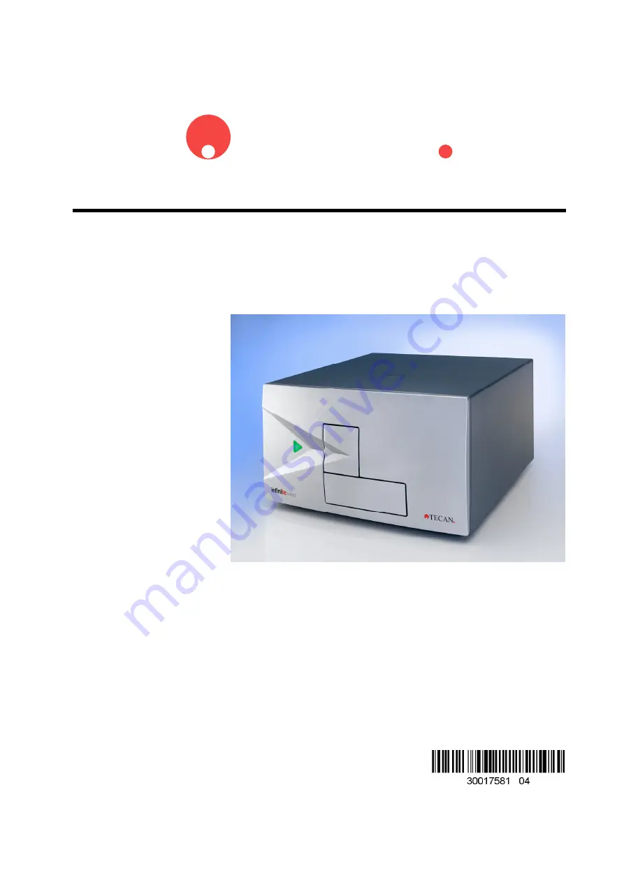 tecan infinite 200 Instructions For Use Manual Download Page 1