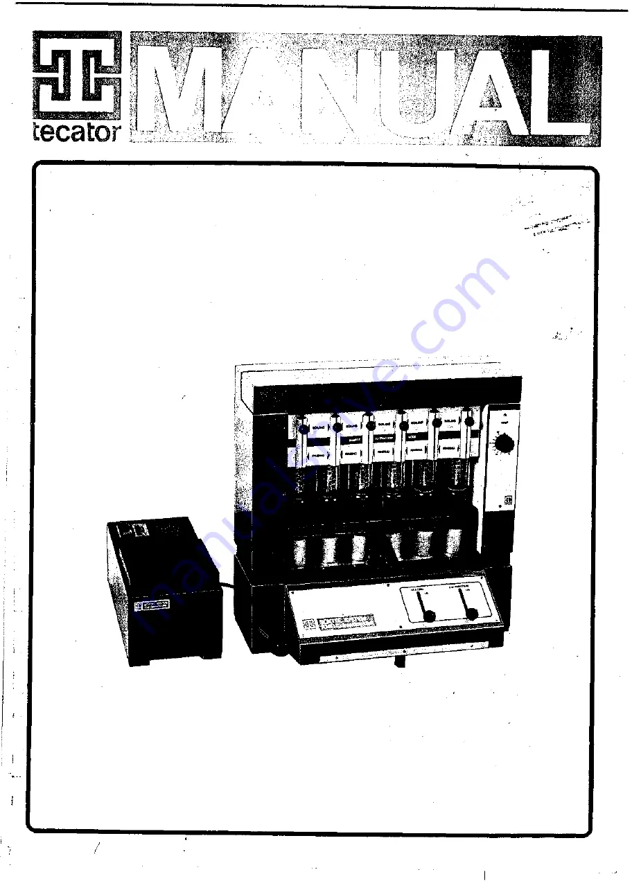 TECATOR Soxtec System Manual Download Page 3