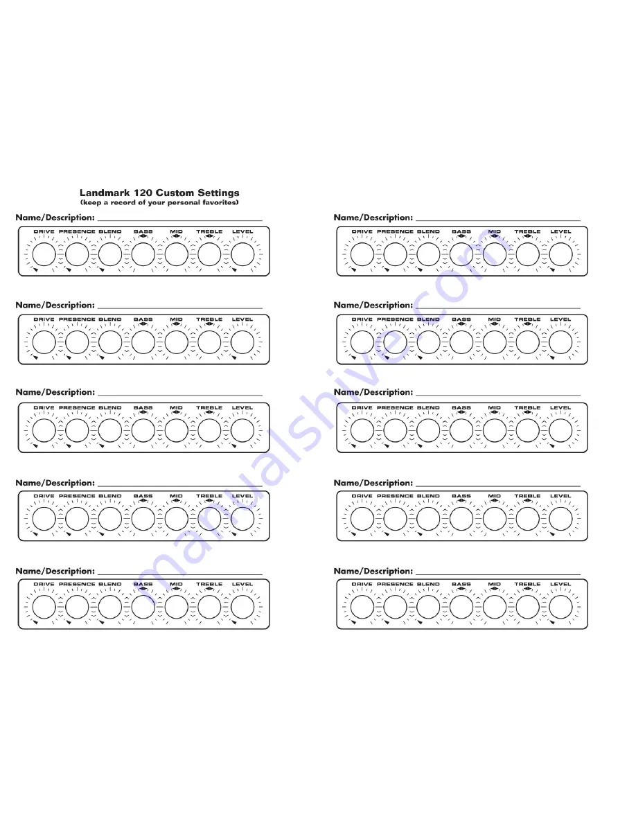 Tech 21 Landmark 120 Owner'S Manual Download Page 8