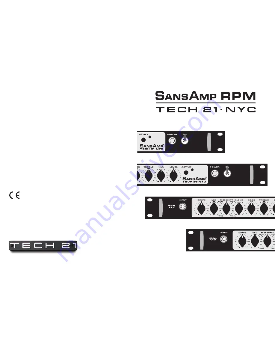 Tech 21 SansAmp RPM Owner'S Manual Download Page 1