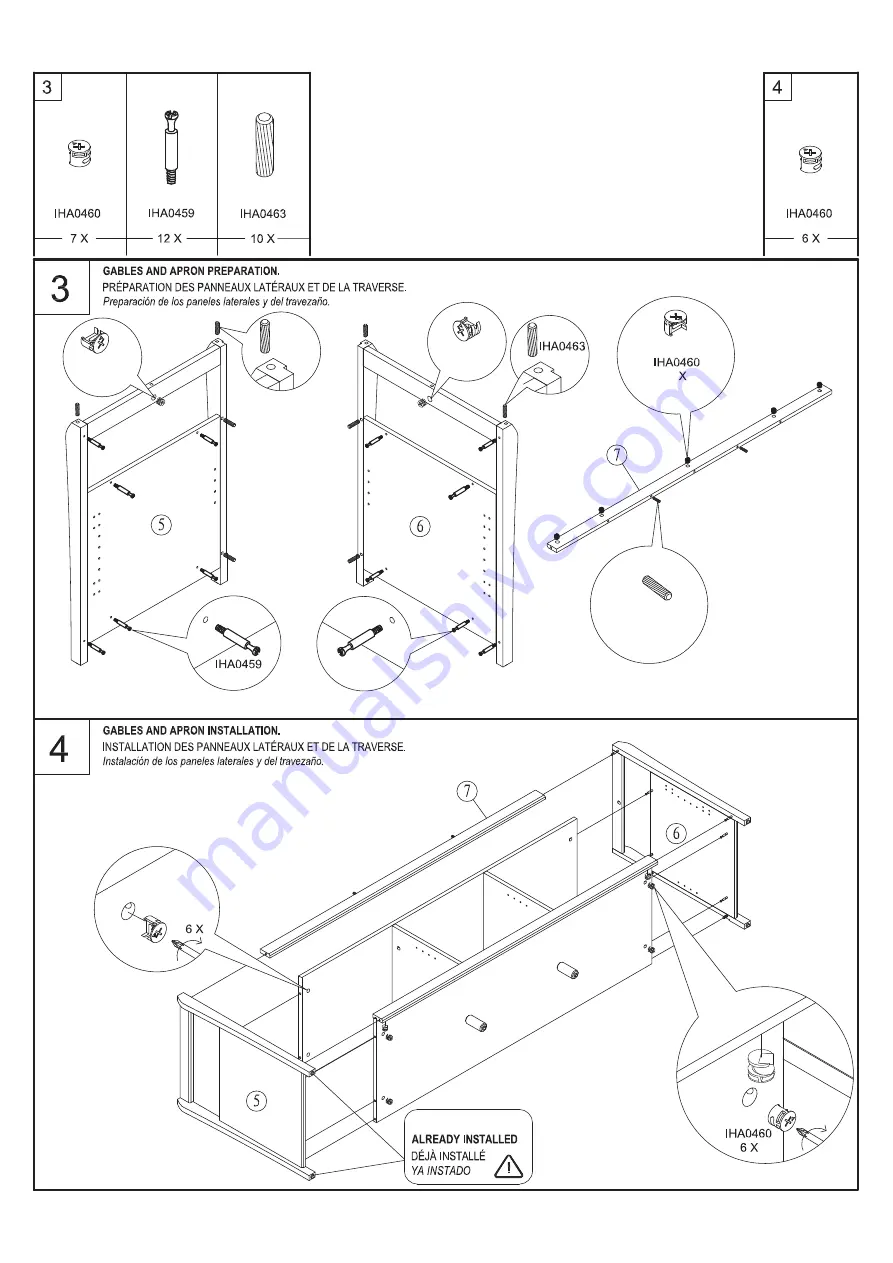 Tech Craft BAY6028 Assembly Instruction Manual Download Page 5