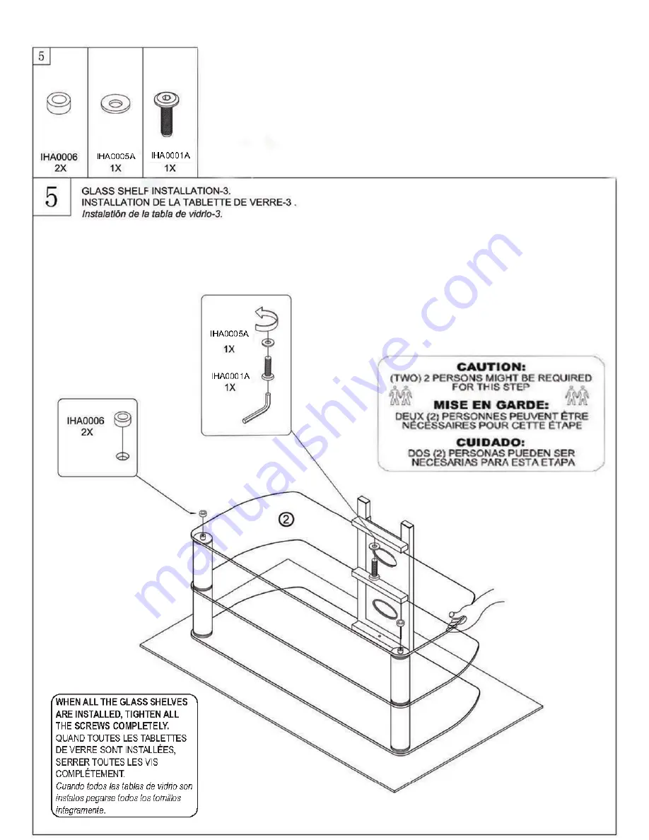 Tech Craft BEL410B Assembly Instructions Manual Download Page 6