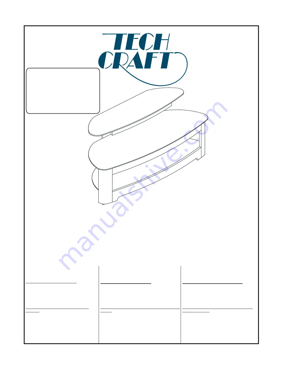 Tech Craft BW25125B Assembly Instruction Download Page 1