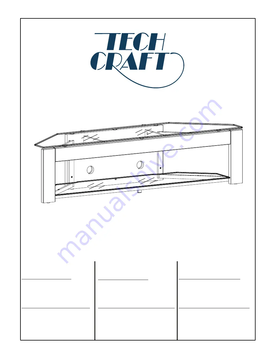 Tech Craft MD73 Assembly Instructions Manual Download Page 1