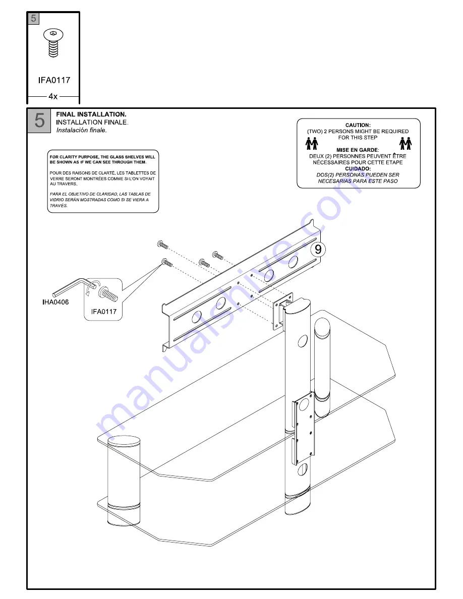 Tech Craft TRK50B Assembly Instruction Manual Download Page 5