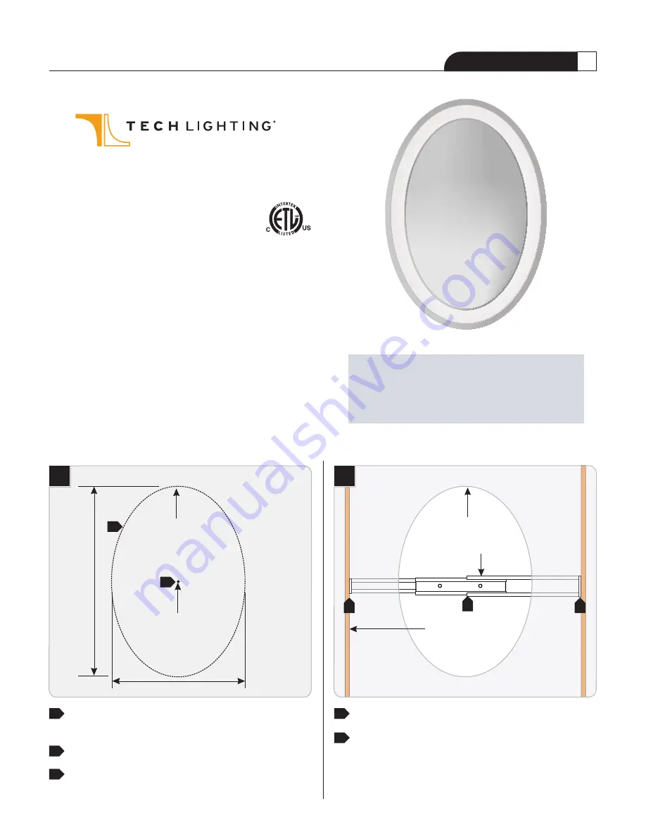 Tech Lighting Tigris 700BCTIGOR24 Series Installation Instructions Download Page 1