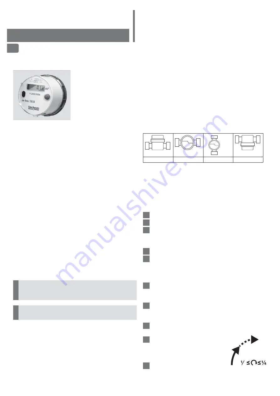 techem MK M-Bus S III Скачать руководство пользователя страница 3