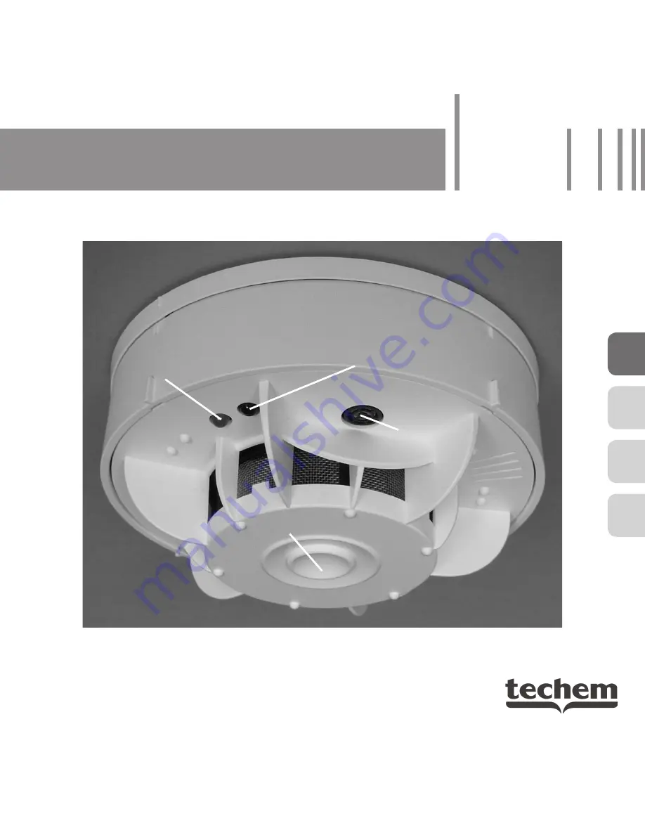 techem smoke detector 2 Operating Instructions Manual Download Page 1