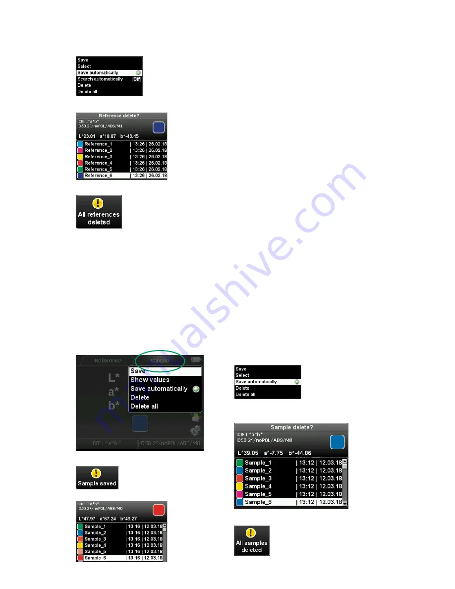 Techkon SpectroDens Manual Download Page 78