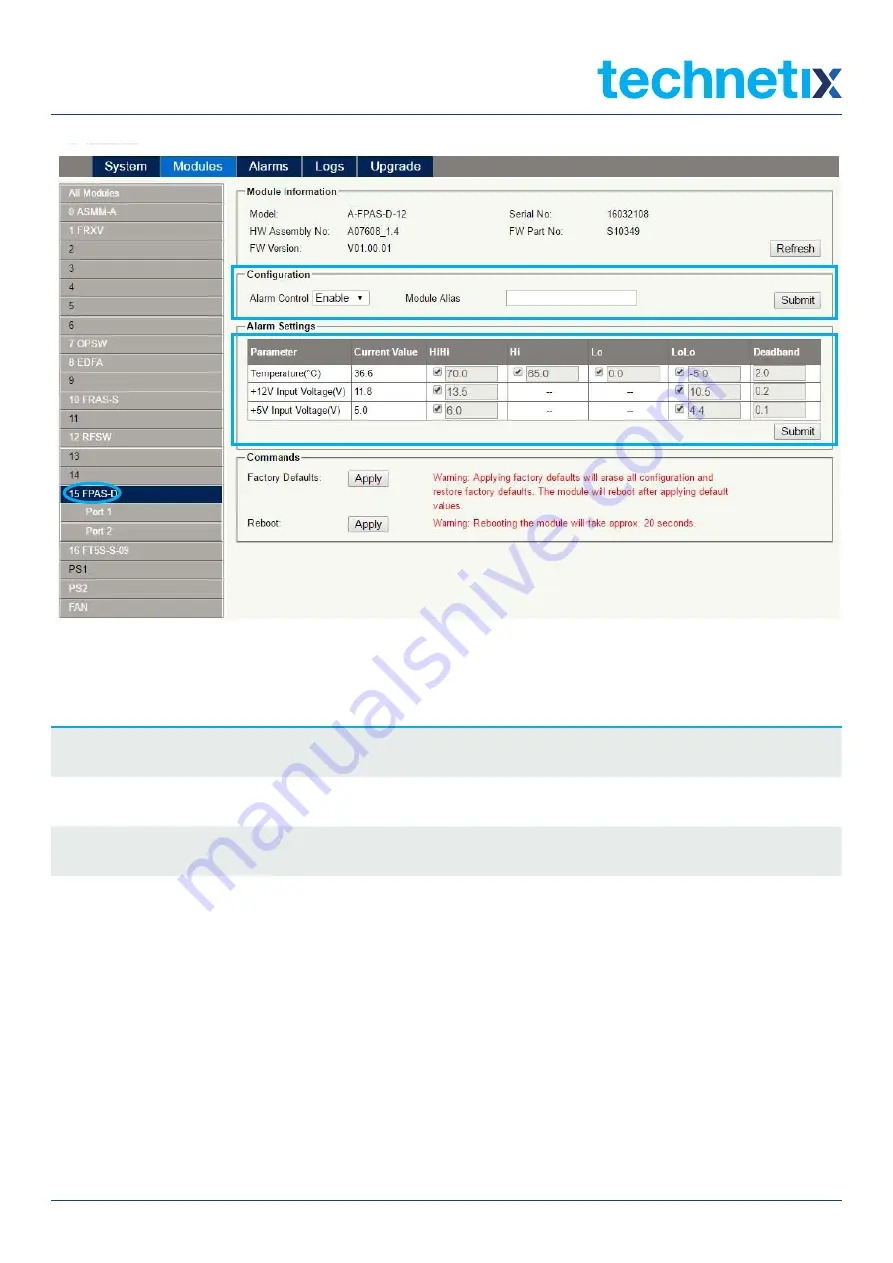 technetix AIMA-FPAS Product User Manual Download Page 24