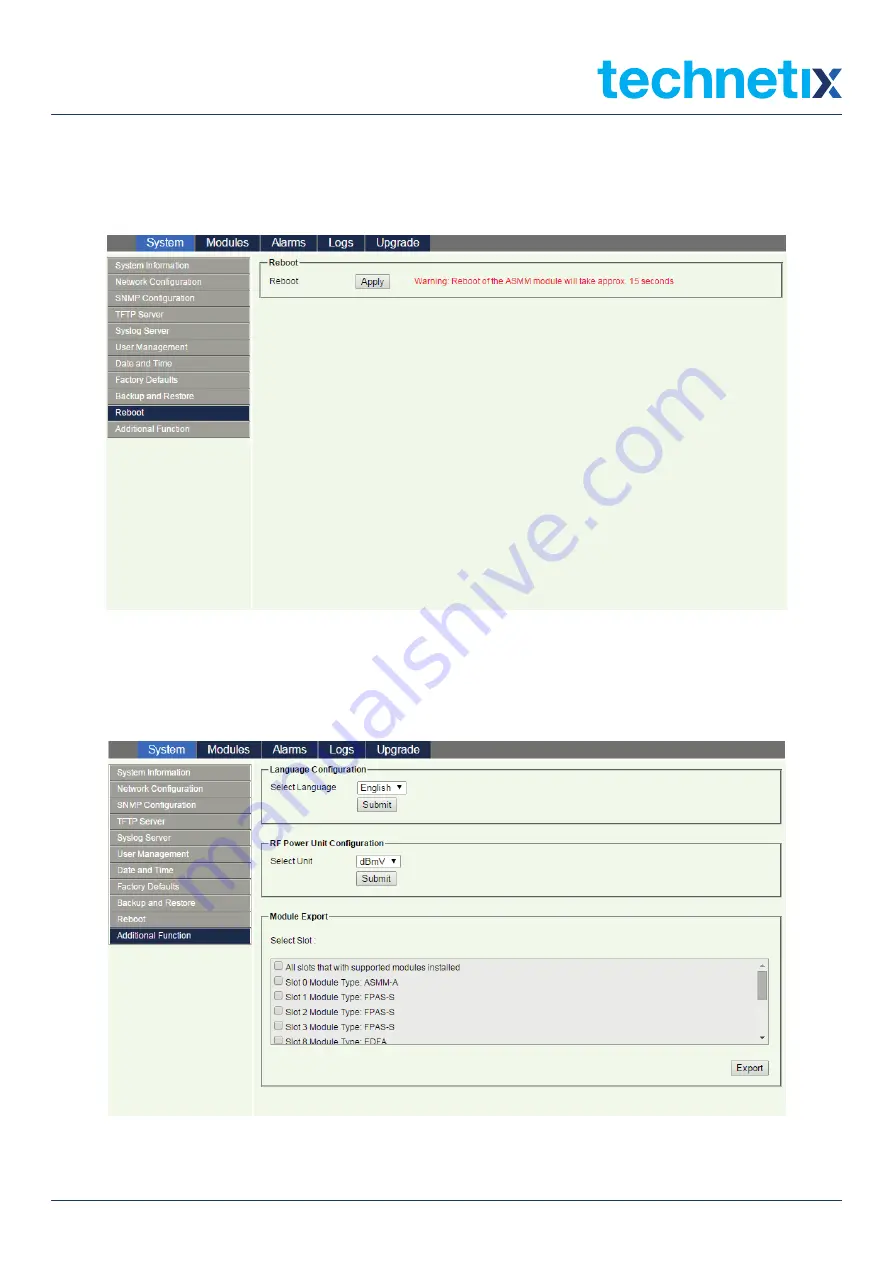 technetix AIMA3000.ASMM Product User Manual Download Page 31