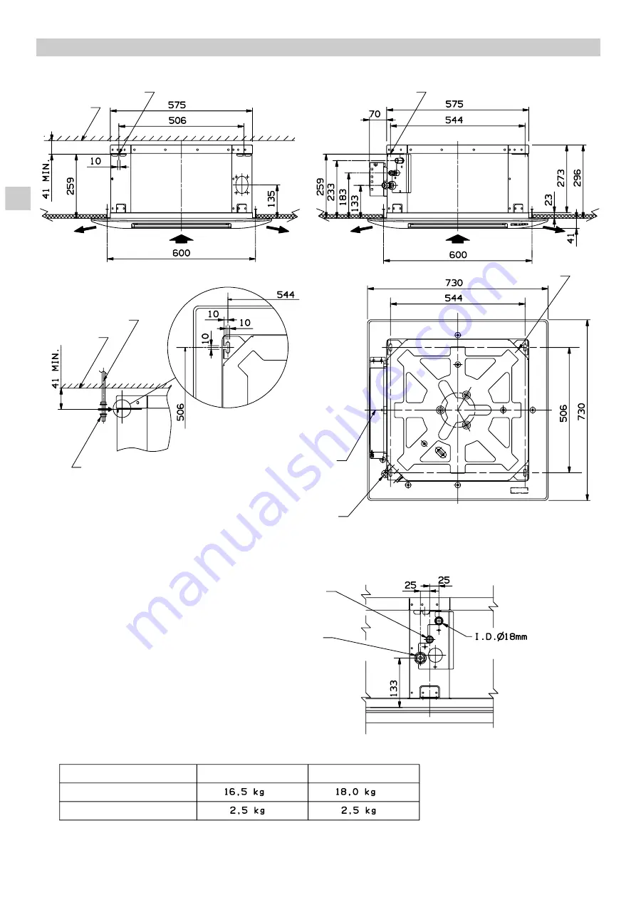 Technibel Climatisation CA122R5TA Series Installation Instructions Manual Download Page 10