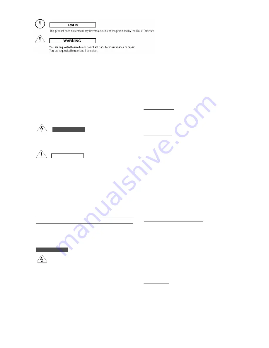 Technibel DSAF127R5IAA Technical Data & Service Manual Download Page 2