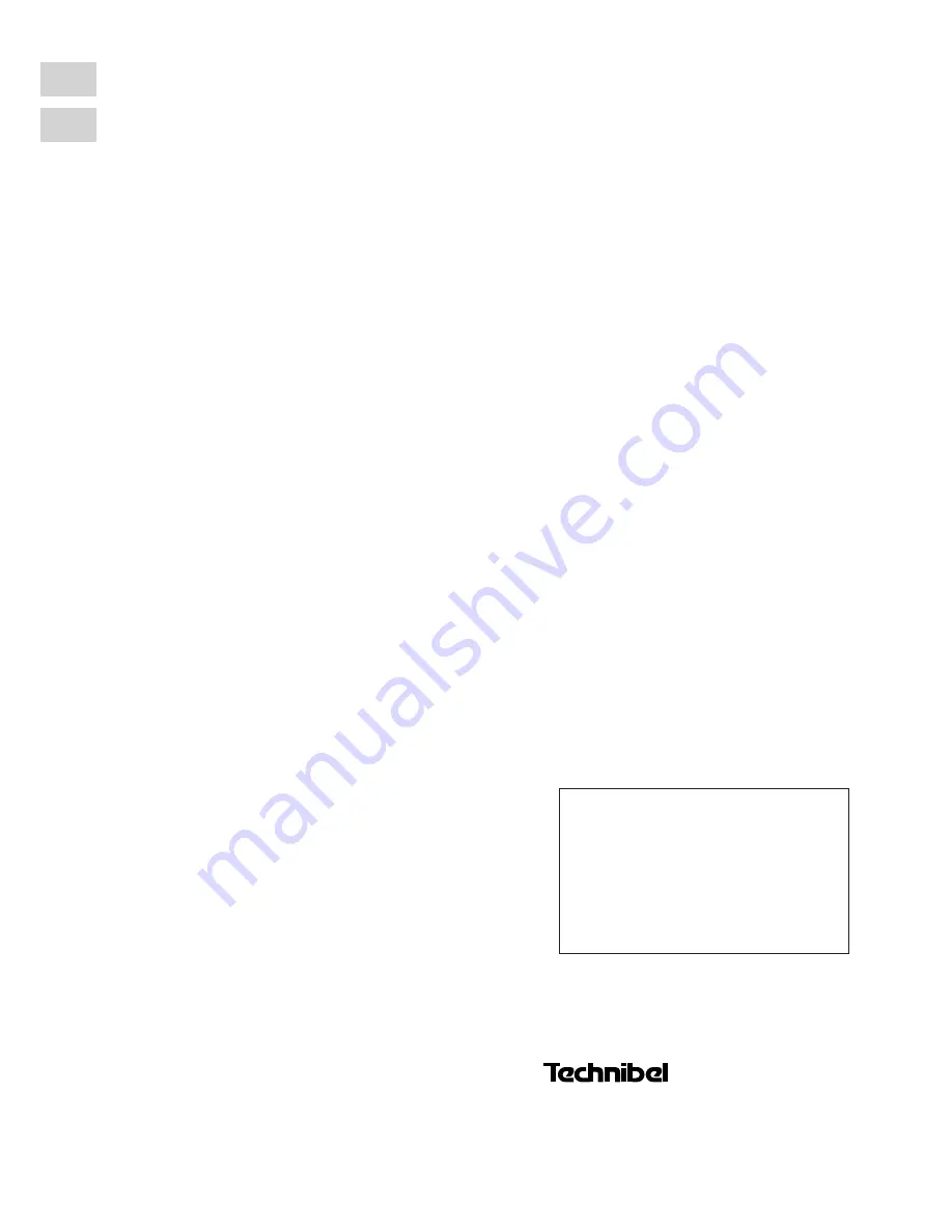 Technibel K 60 D 070 Z Installation Instructions Manual Download Page 8