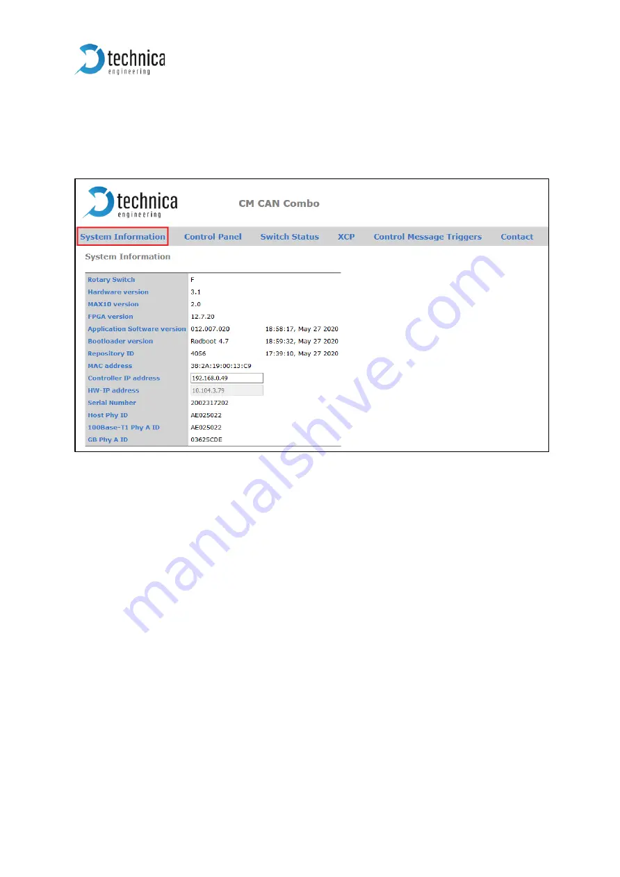 Technica Engineering CM CAN Combo User Manual Download Page 20