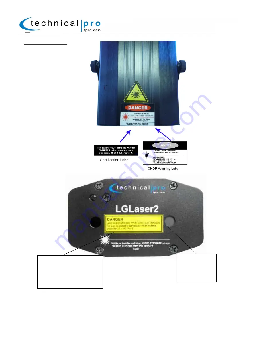 Technical Pro LGLASER2 Скачать руководство пользователя страница 3