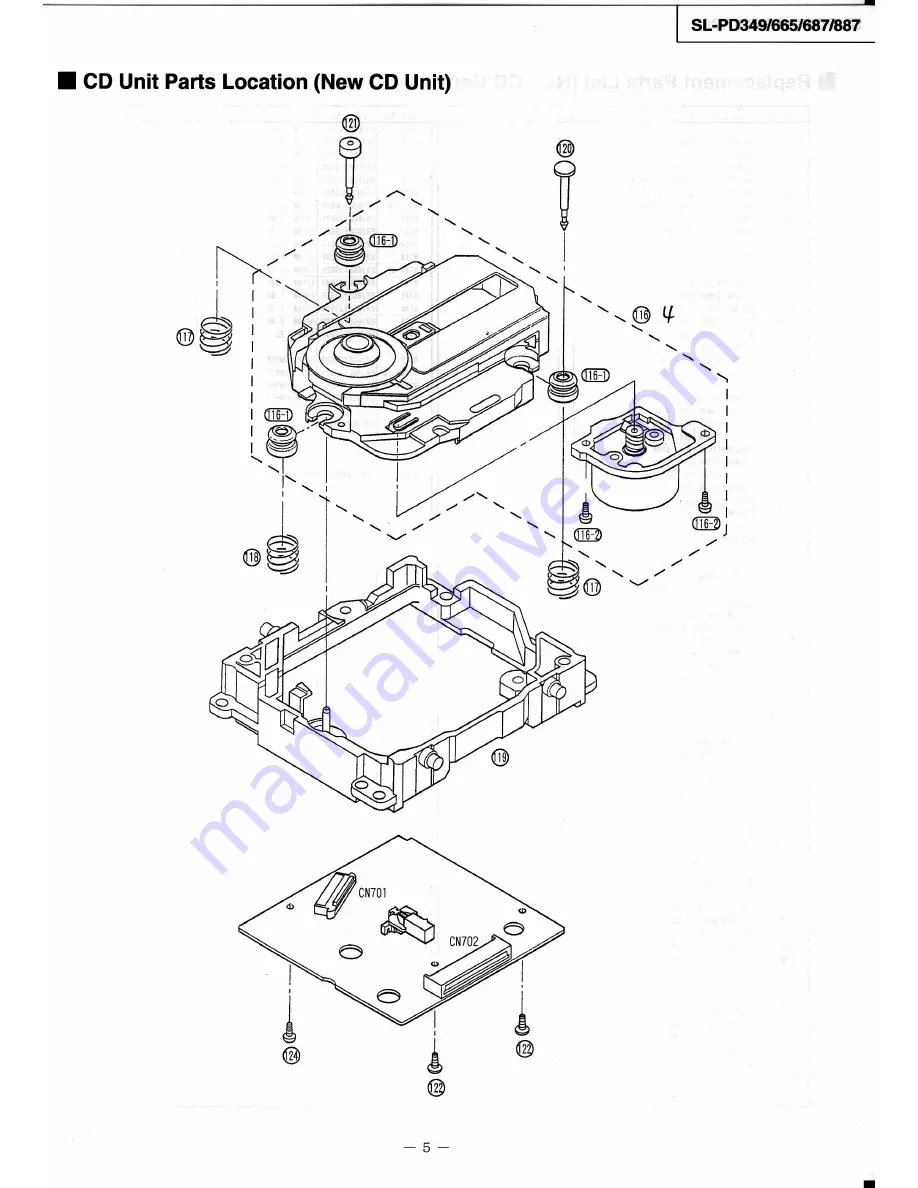 Technics BL-PD349 Service Manual Download Page 5