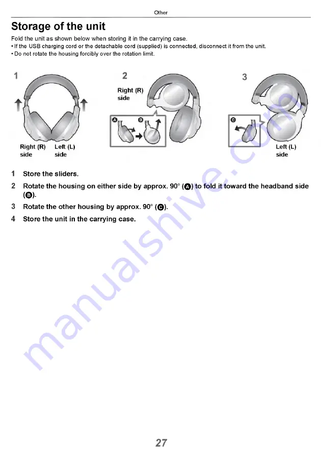 Technics EAH-A800 Owner'S Manual Download Page 27