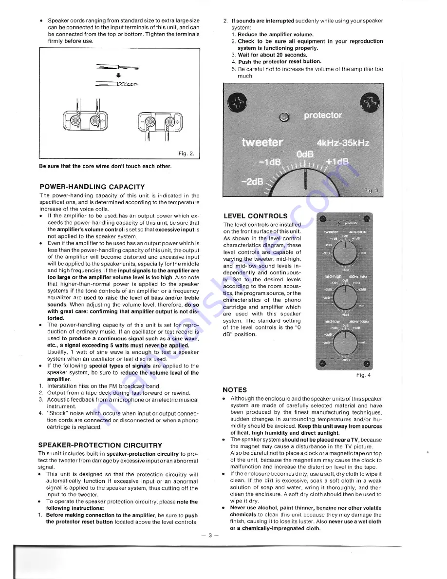 Technics Monitor 1 SB-M1 Скачать руководство пользователя страница 3