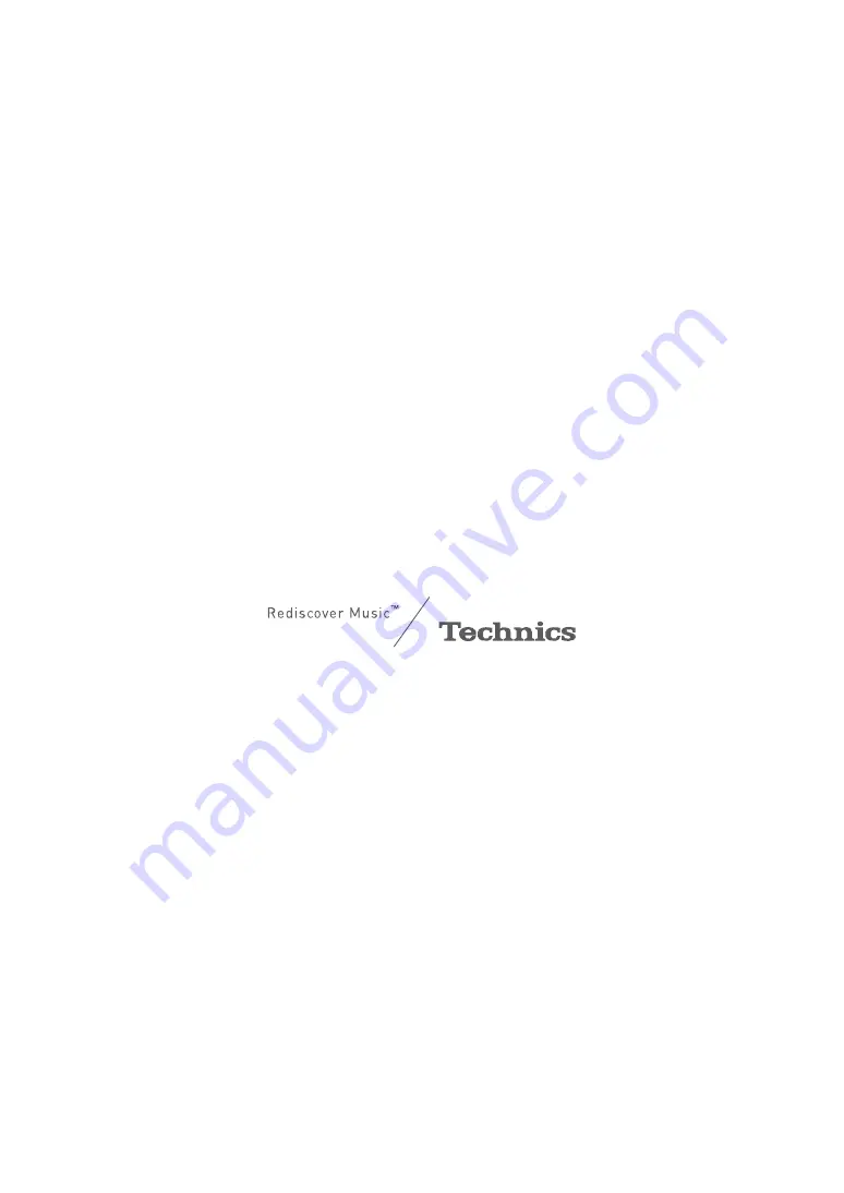 Technics OTTAVA f Basic Operating Instructions Manual Download Page 2