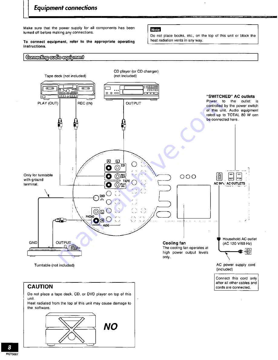 Technics RQT5087-Y Скачать руководство пользователя страница 8