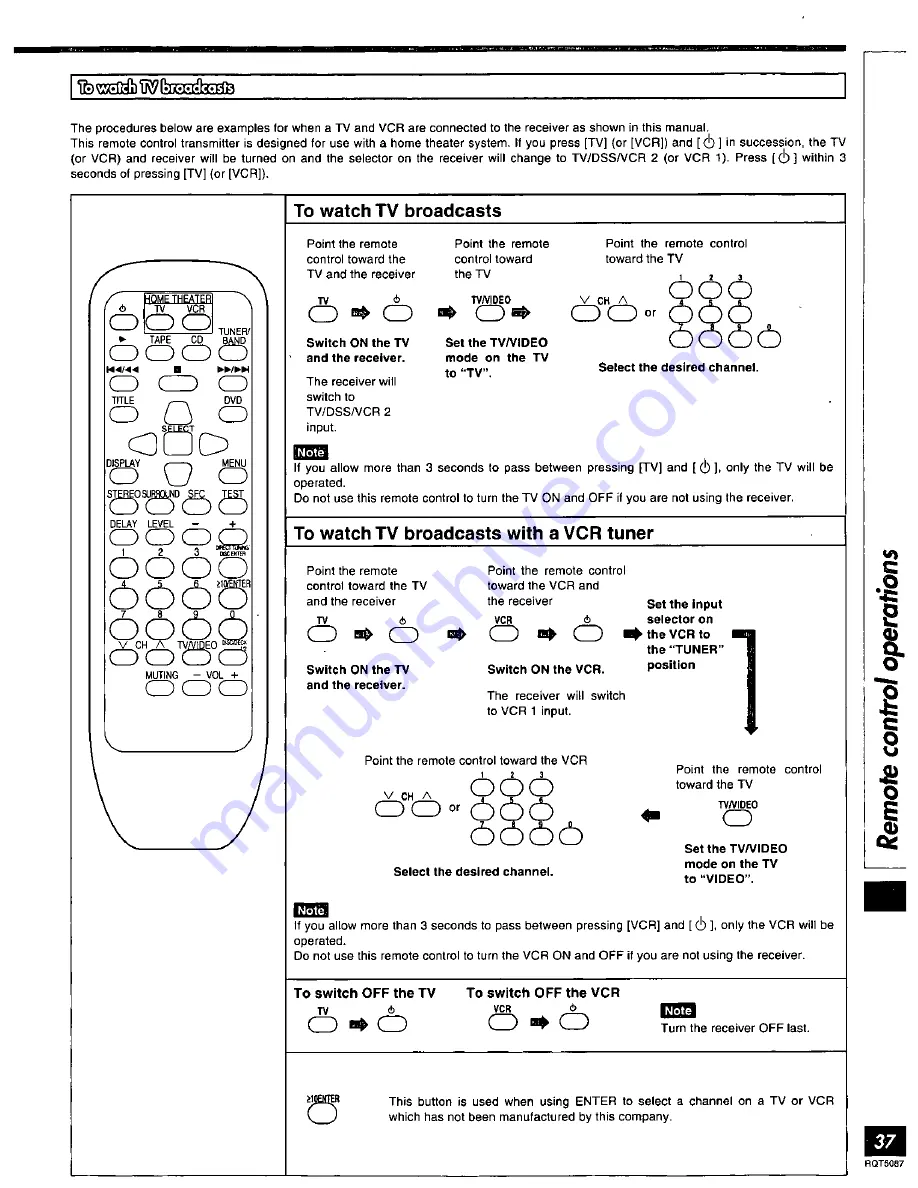 Technics RQT5087-Y Operating Instructions Manual Download Page 37