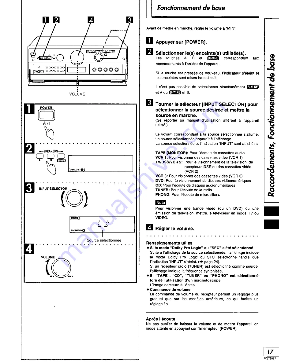 Technics RQT5087-Y Operating Instructions Manual Download Page 61